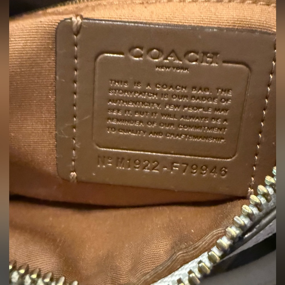Coach Rowan Satchel Leather Handbag